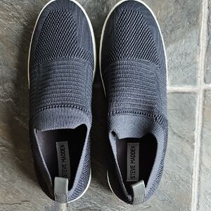 Steve Madden Men's Black Slip-On Shoes